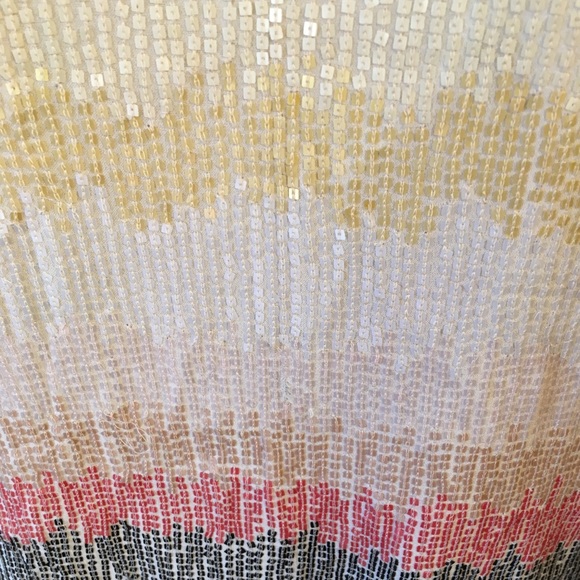 Beaded Ombré Style French Connection Tunic Dress - Picture 3 of 4